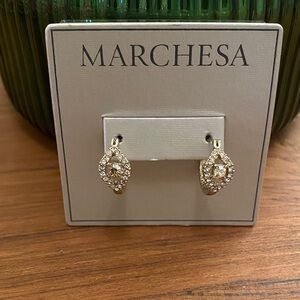 Marchesa Sparkling Gold Earrings
